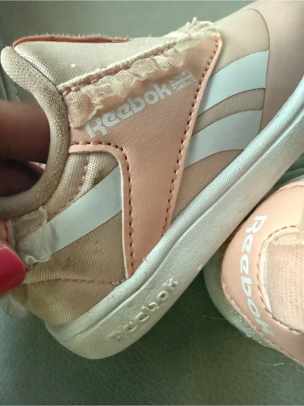Reebok Toddler Pink Club C Sneakers
